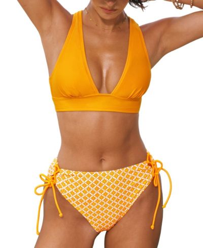 Женский комплект бикини Cupshe Wide Strap Tie Side