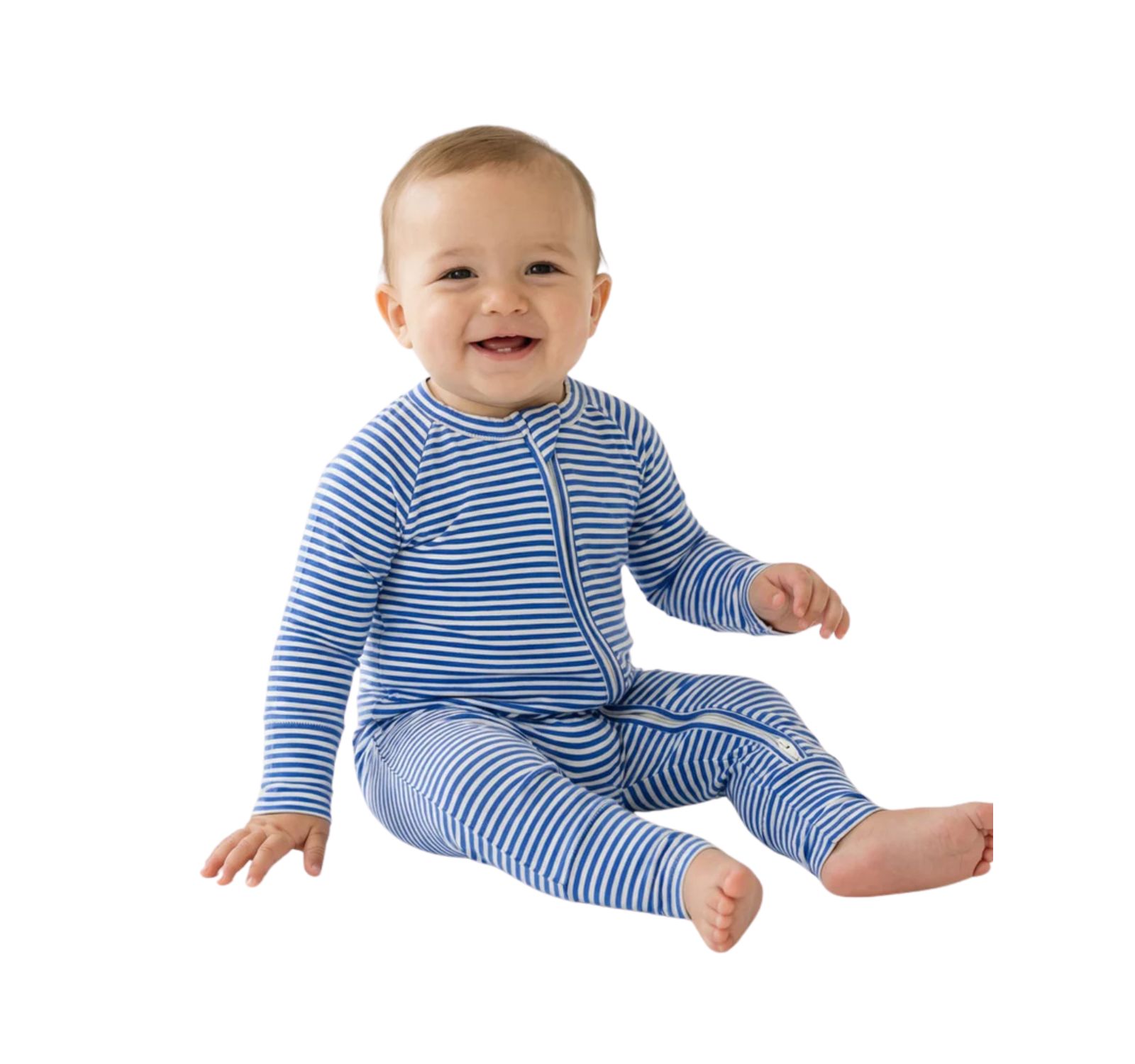 Motette Boys Cobalt Stripe Bamboo Sleeper