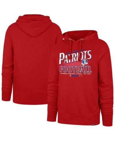 '47 Brand Men's Red New England Patriots Regional Headline Hoodie
