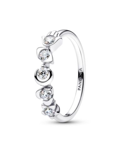 Кольцо Pandora Talisman из стерлингового серебра с выращенным бриллиантом