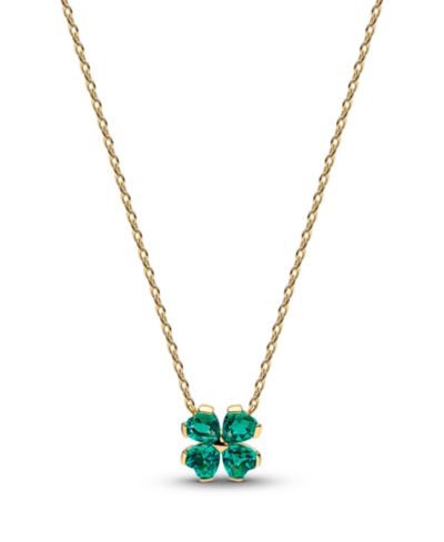 Подвеска-кулон Pandora Green Lucky Clover