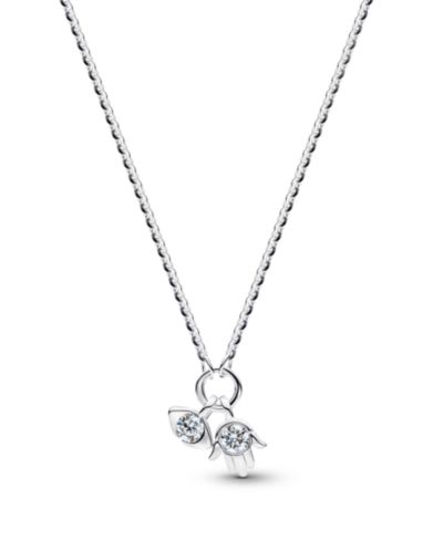 Подвеска-кулон Pandora Talisman из стерлингового серебра с выращенным бриллиантом и глазом Фатимы