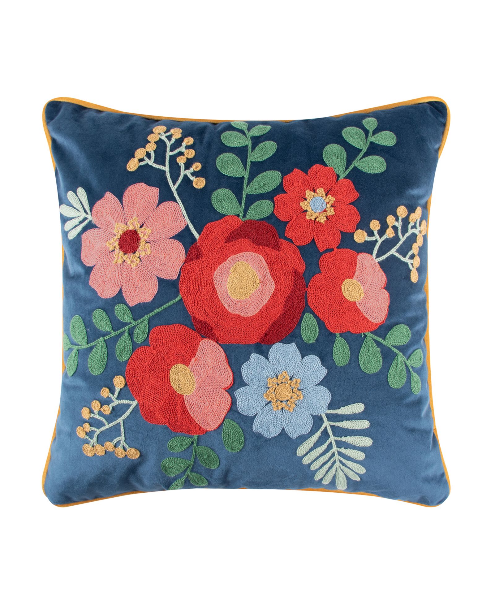 Levtex Home Bellara Embroidered Decorative Pillow, 18" x 18"