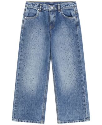 GUESS Джинсы GUESS Girls' 7-16 Oversize Rhinestone Denim