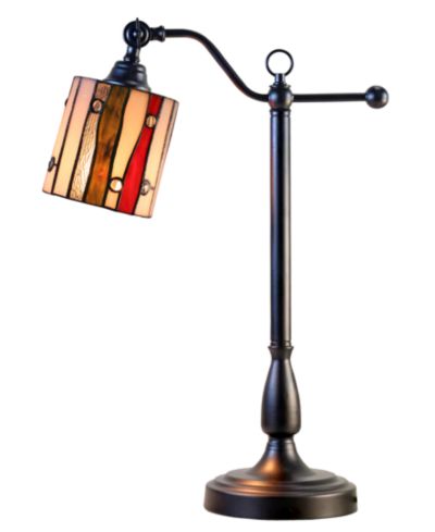 Dale Fiffany El Anza 24" Handmade Tiffany Desk Lamp