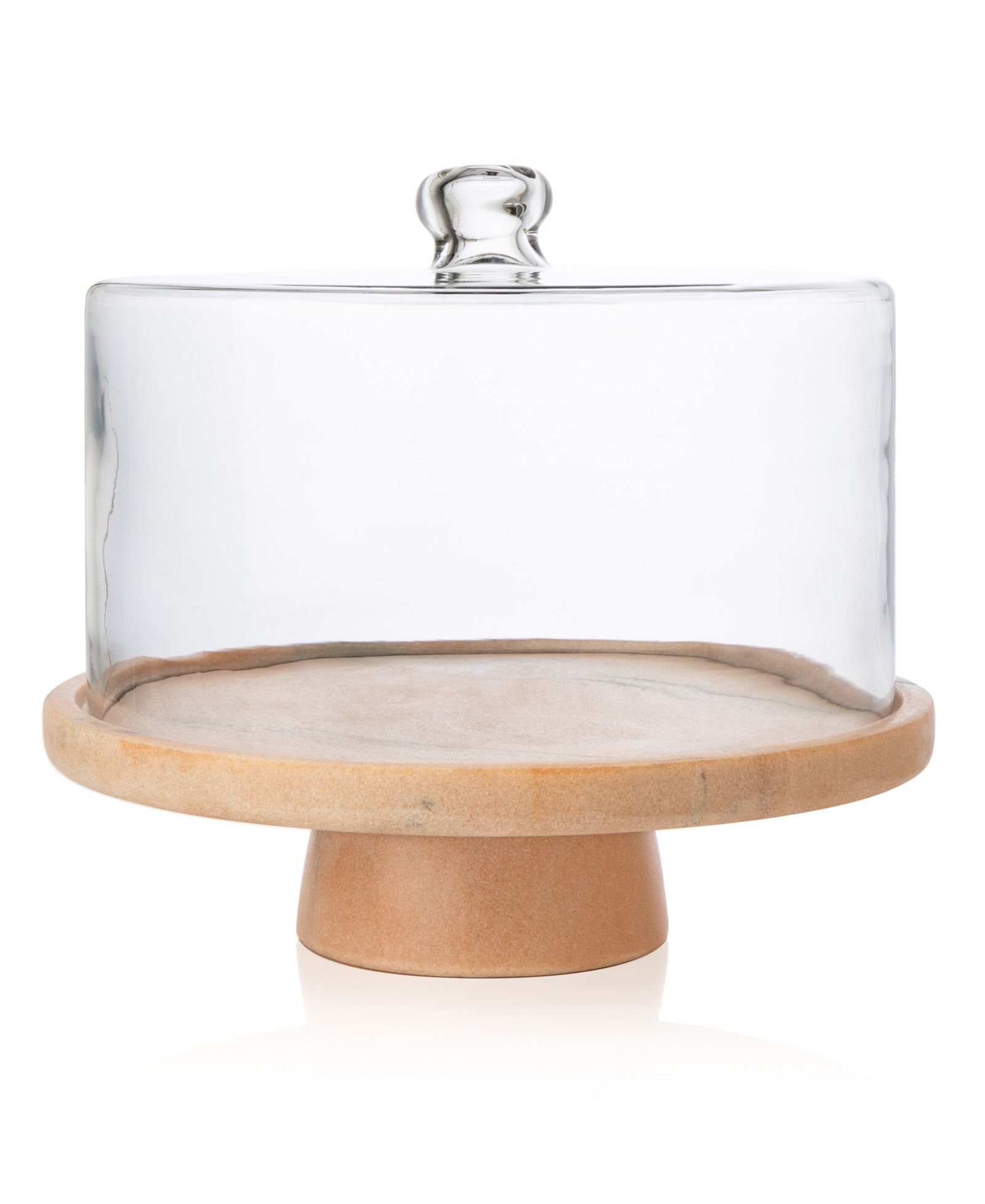 Godinger Marble Footed Cake Stand with Dome