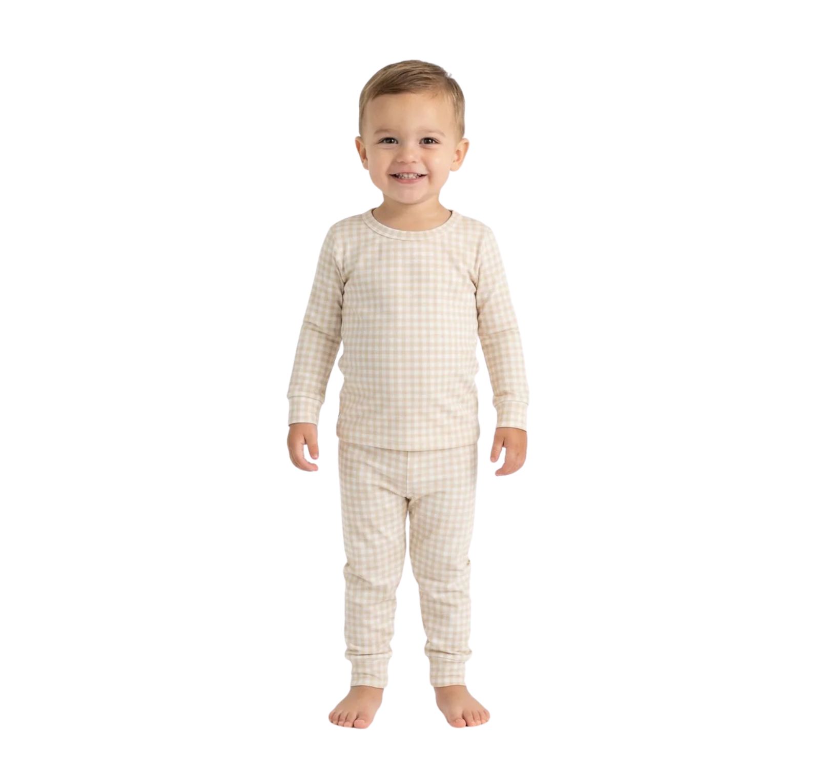 Motette детский пижамный комплект Sandstone Gingham