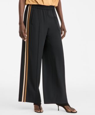 I.N.C. International Concepts Women's Side-Stripe Wide-Leg Pants, Macy's Exclusive