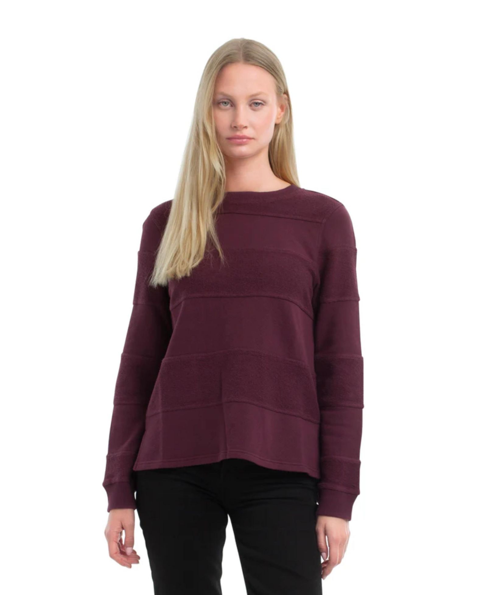 WILT Women's Striped Sweatshirt
