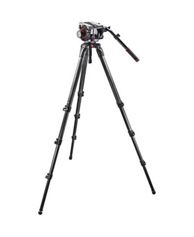 Manfrotto 536 Carbon Fiber Tripod Legs with 509 Fluid Video Head