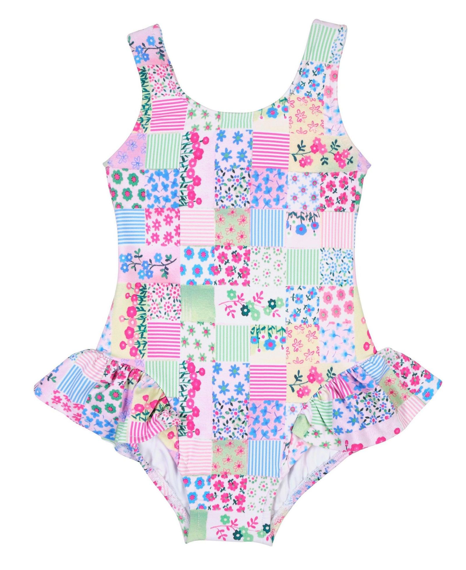 Купальник Florence Eiseman Baby Girl Patchwork Floral Hip Ruffle