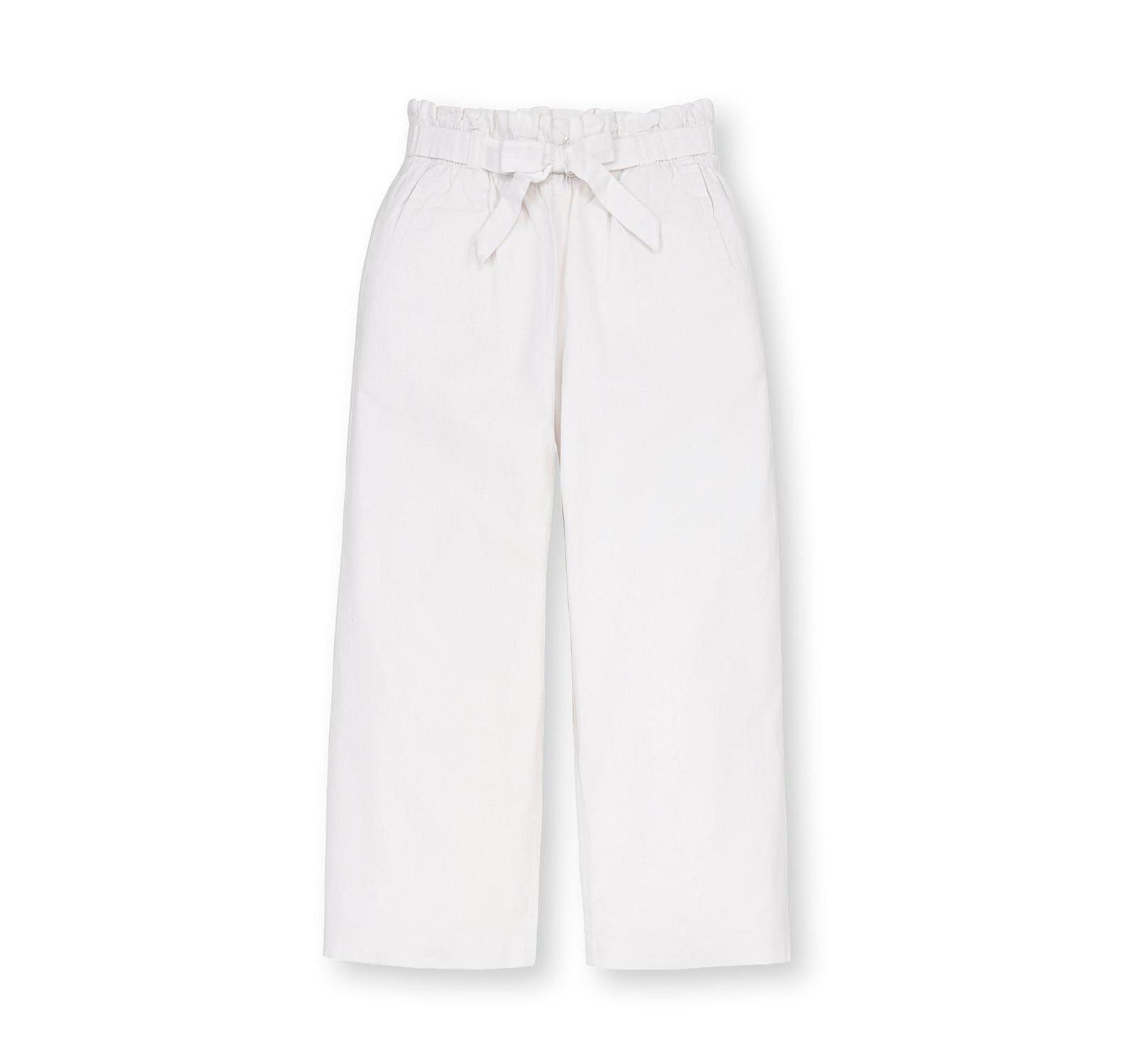 Детские льняные брюки Hope & Henry Paper Bag Tie-Waist