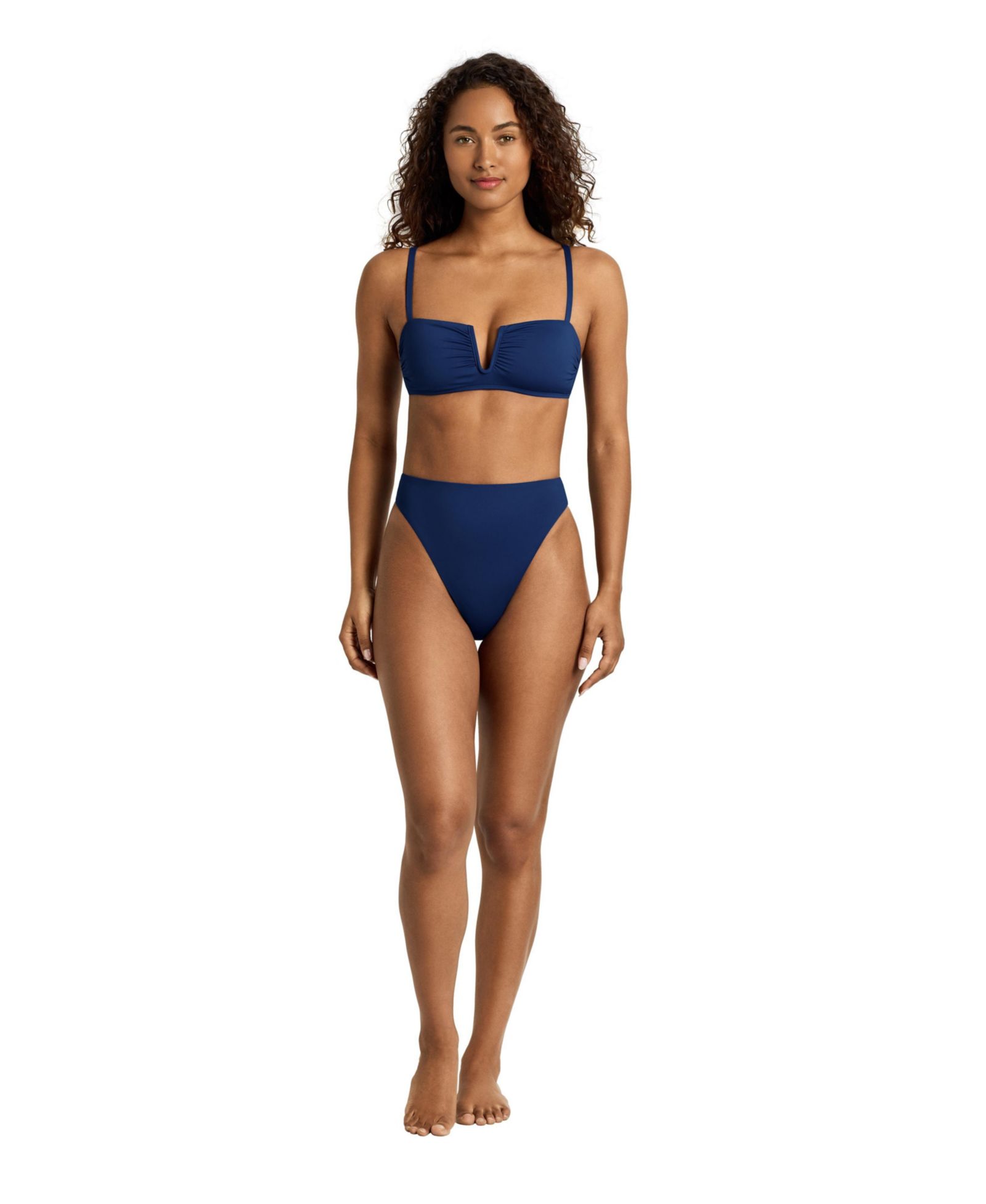 Lauren Ralph Lauren Women's Saturn High Leg Modern Coverage Swim Brief