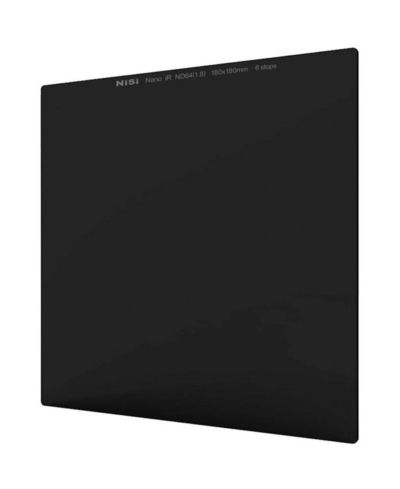 Nisi 180x180mm Nano IR ND64 1.8 6 Stop Neutral Density Glass Filter for Nisi 180mm Filter Holders