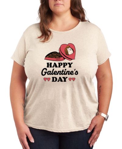 Женская футболка Hybrid Apparel Peanuts Peppermint Patty Happy Galentines Day Short-Sleeve Graphic