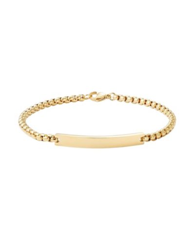 ADORNIA Tarnish Resistant Gold ID Bracelet