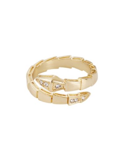 ADORNIA Gold Snake Wrap Ring