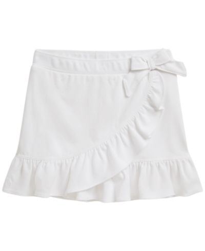Детская шорта-юбка Polo Ralph Lauren Girls' 2T-6X Ruffled Stretch Mesh Wrap
