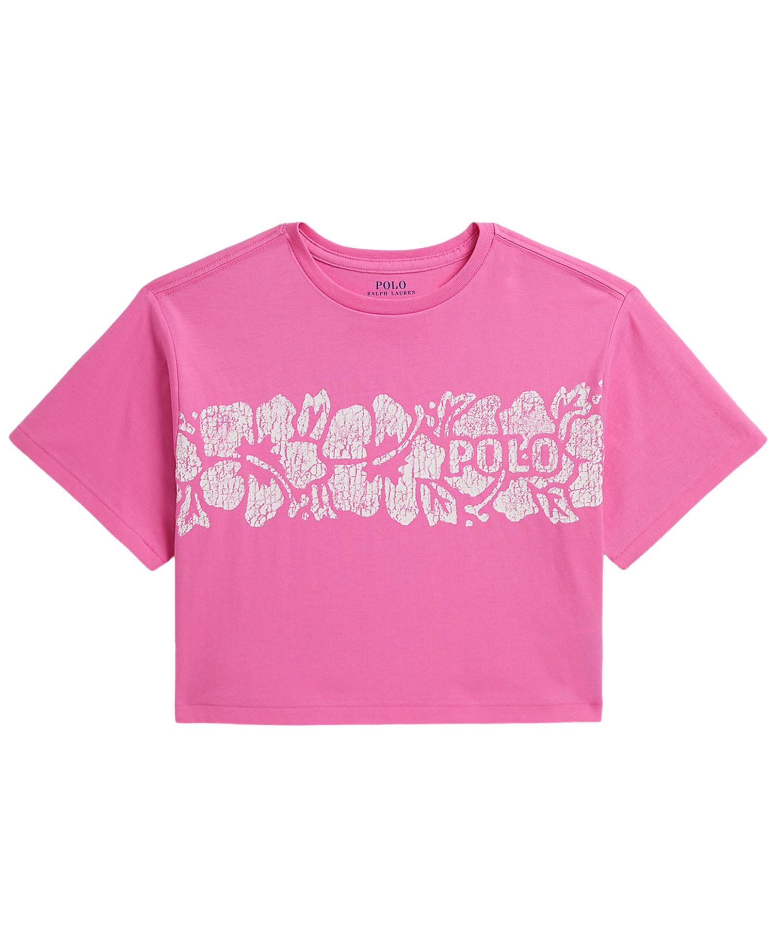 Polo Ralph Lauren детский хлопковый боксы-T-shirt с цветочным принтом и логотипом