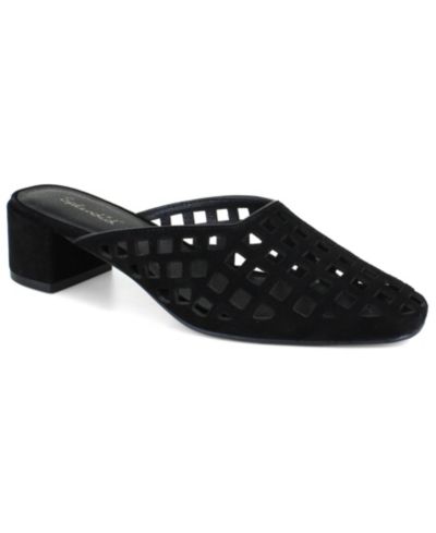 Splendid Women's Ria Heeled Laser Cut Mule