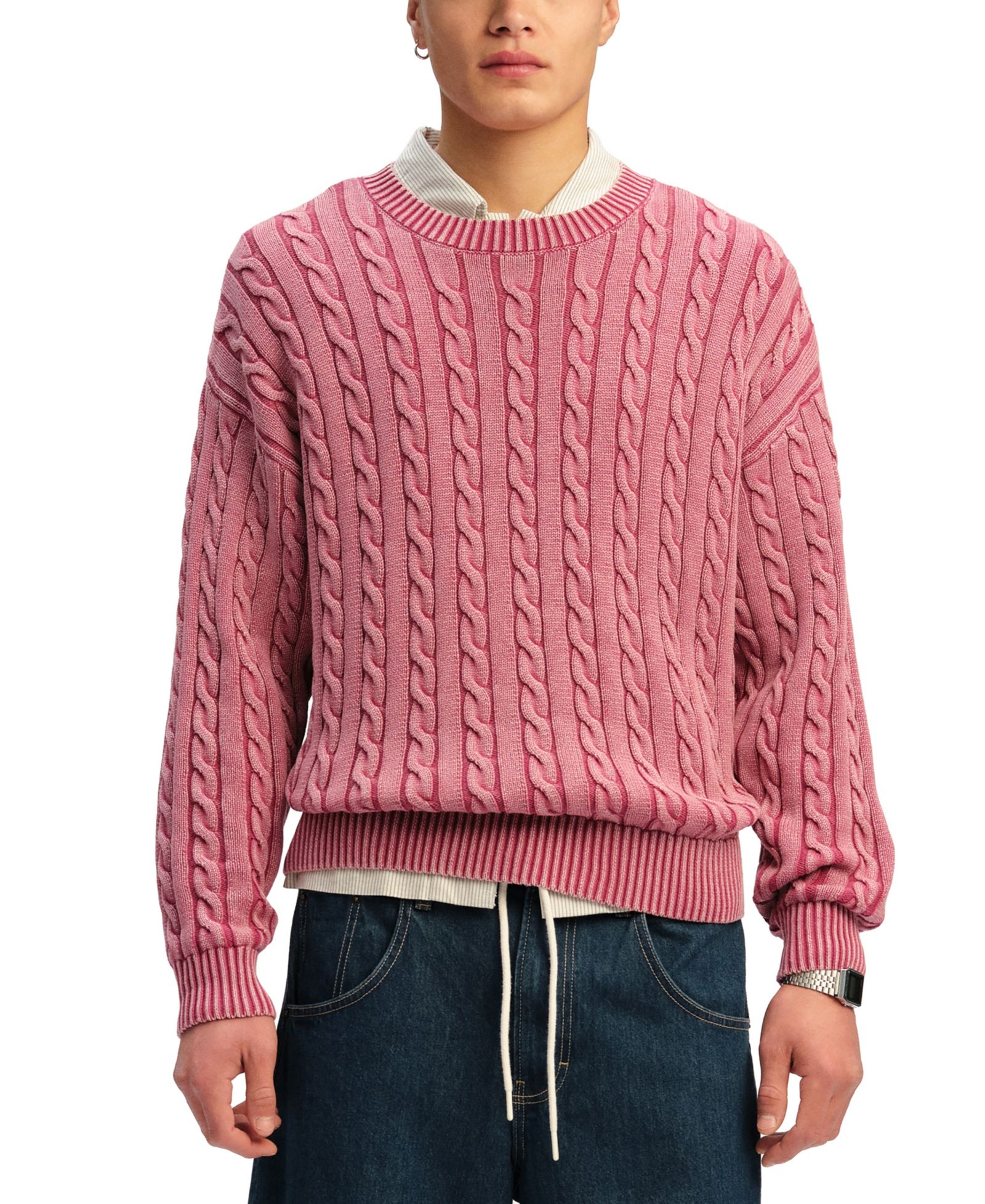 Мужской вязаный джемпер Regular-Fit Crewneck от COTTON ON