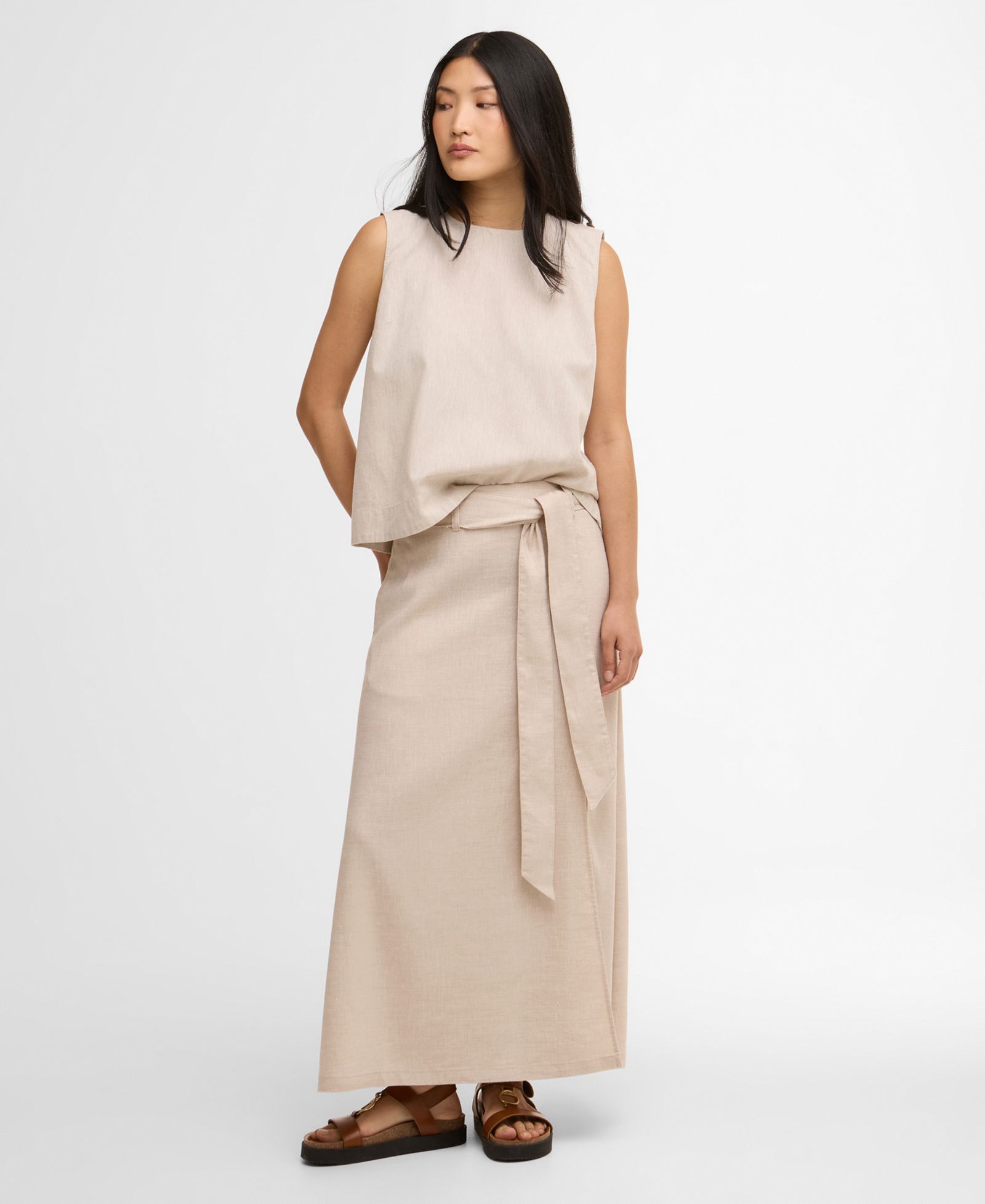 Barbour Women's Gabby A-Line Maxi Skirt