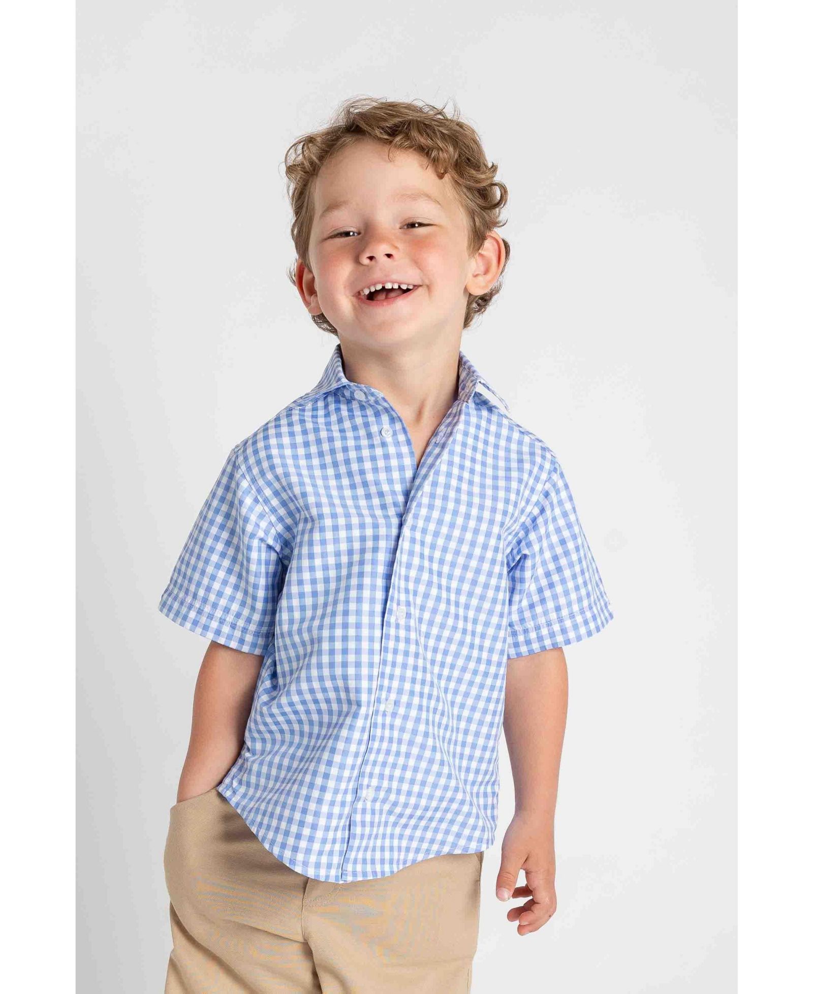 Мужская рубашка Florence Eiseman Little Boys Gingham Camp