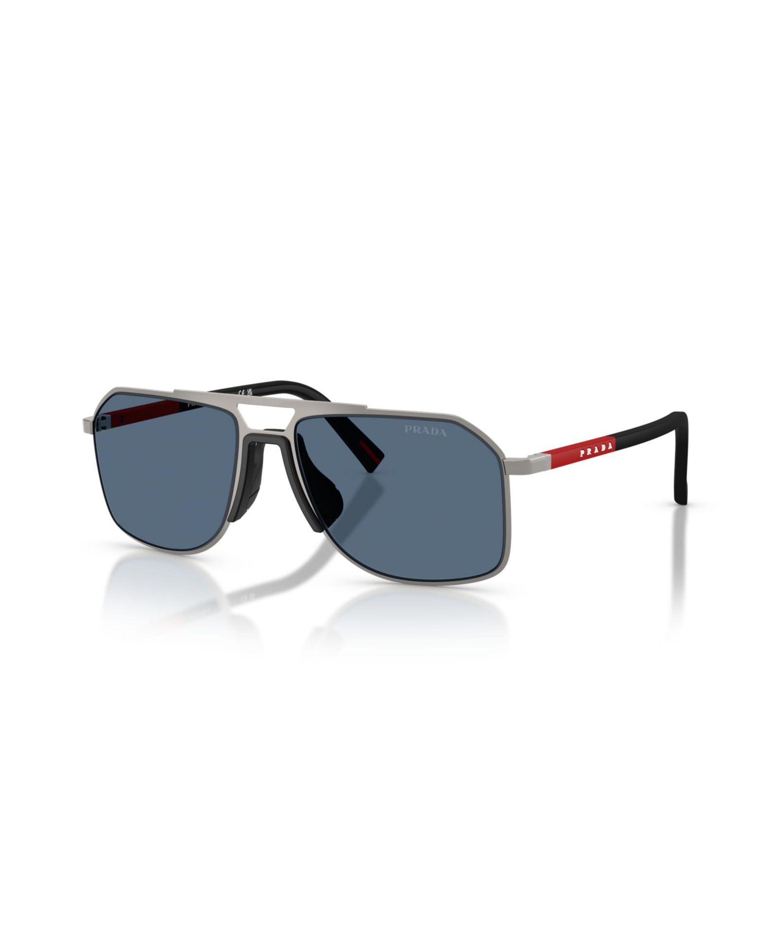 Prada Linea Rossa Men's Pilot Sunglasses, PS B51S