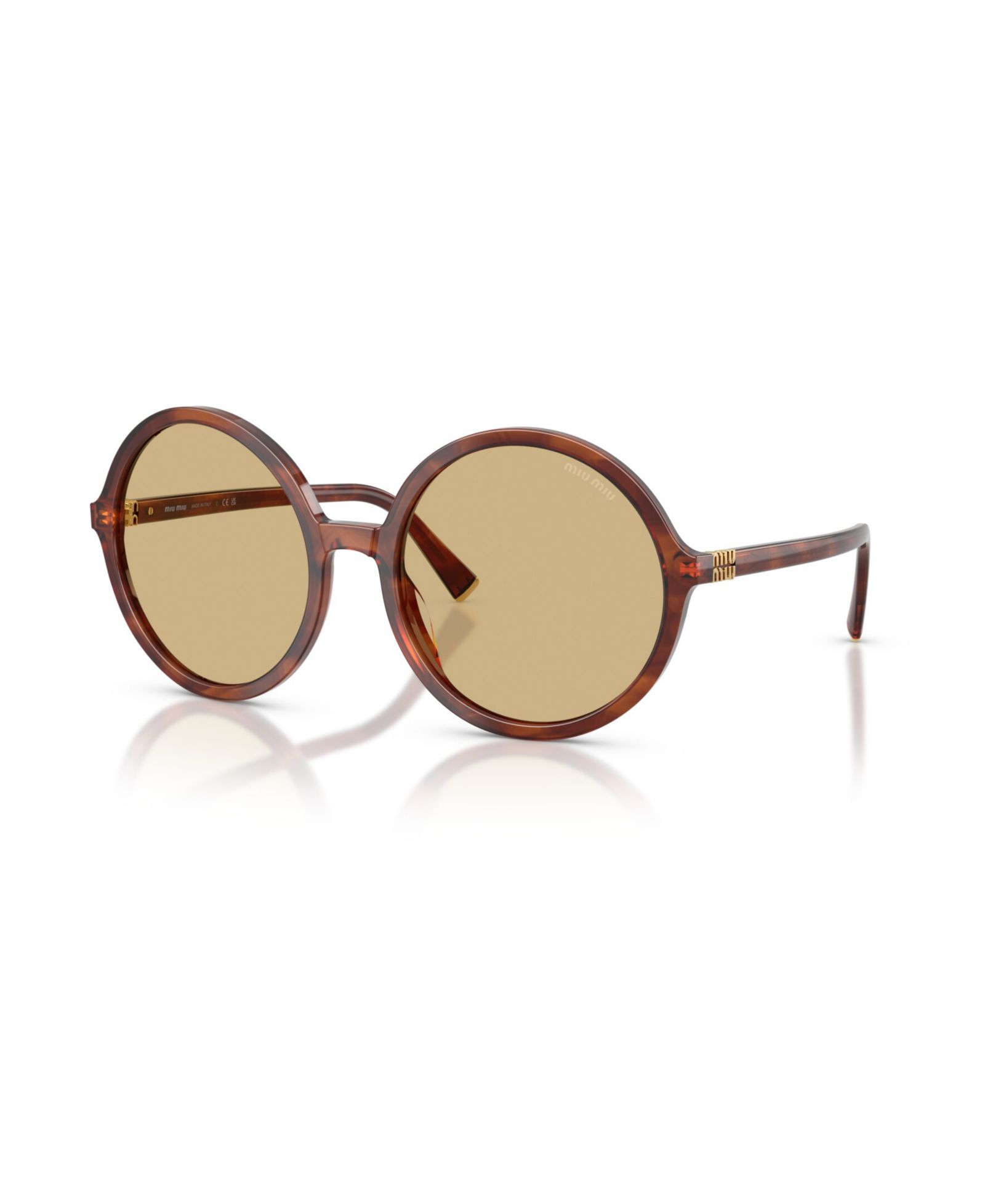 Miu Miu Women's Round Sunglasses, MU B02S