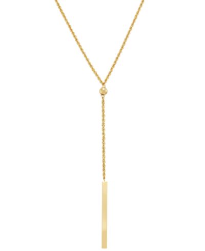 Колье Lariat Rope Bar в 14k Gold