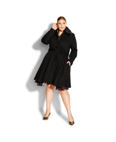 CITY CHIC платье Blushing Belle для женщин Plus Size