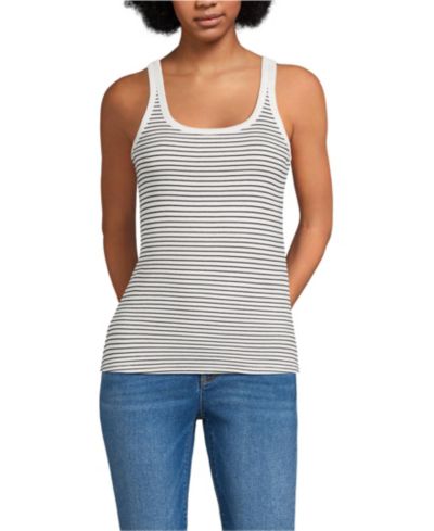 Ivory/black pencil stripe