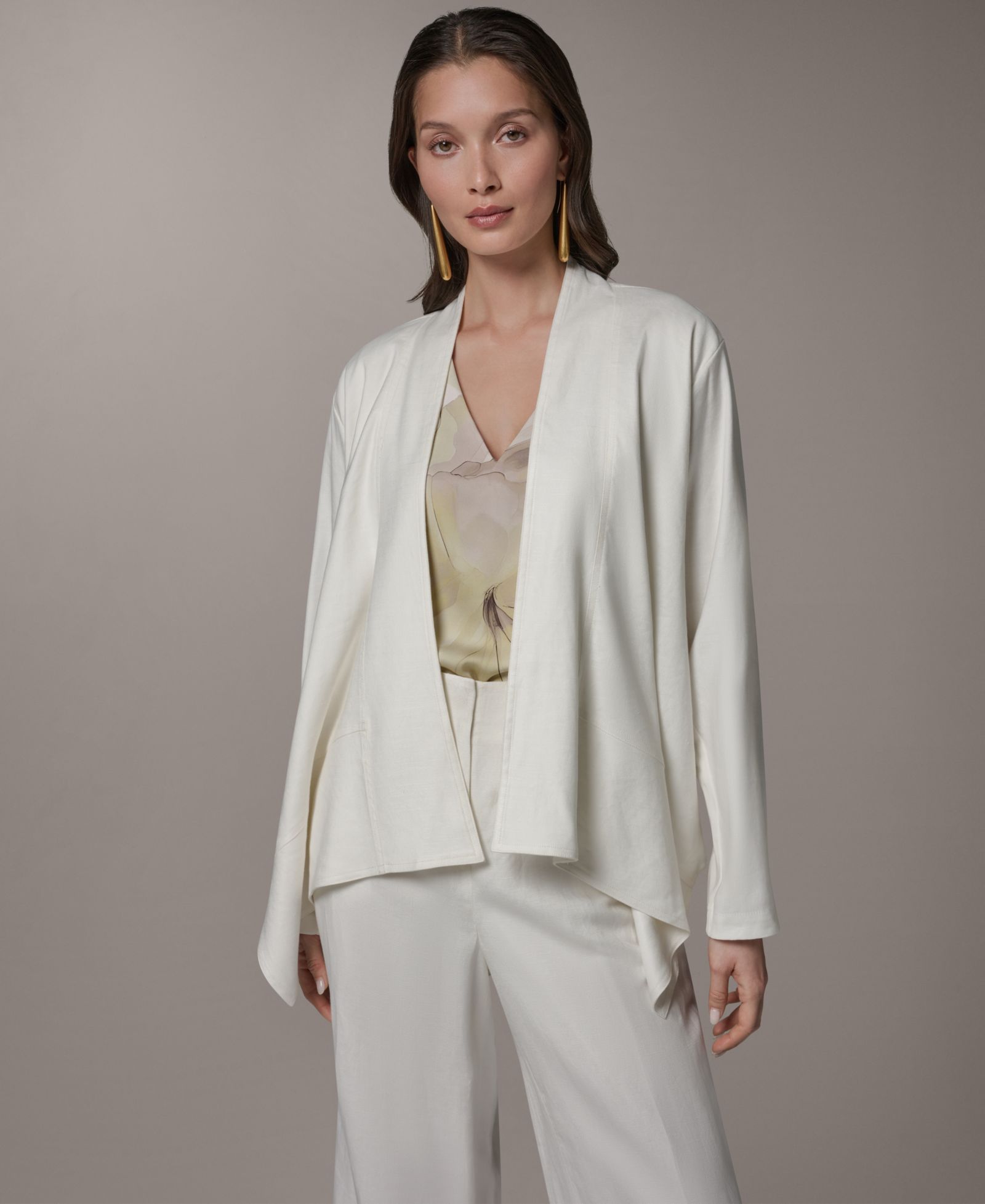 Donna Karan New York Women's Drape Front Jacket