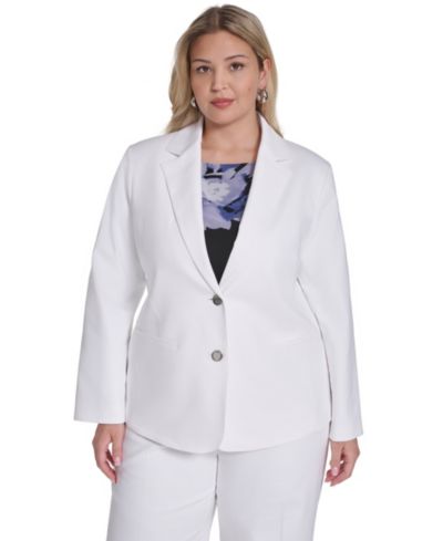 Женский блейзер Calvin Klein Plus Size с двумя пуговицами