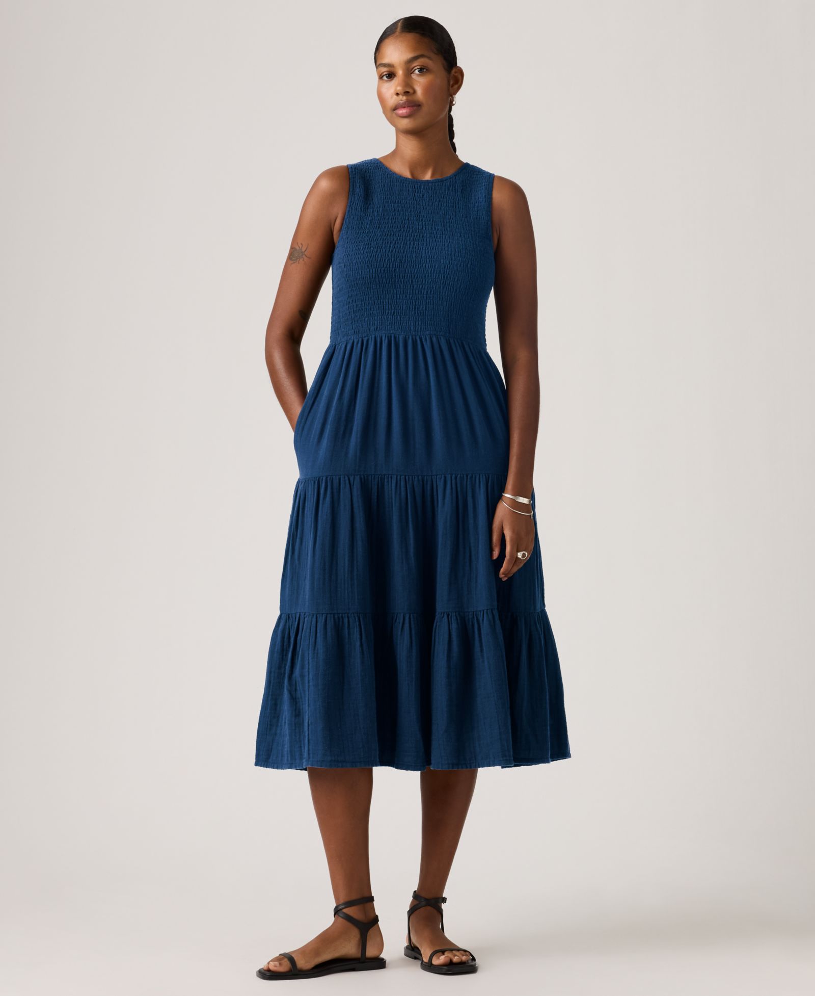 Levi's Женское платье Cely Smocked Tiered
