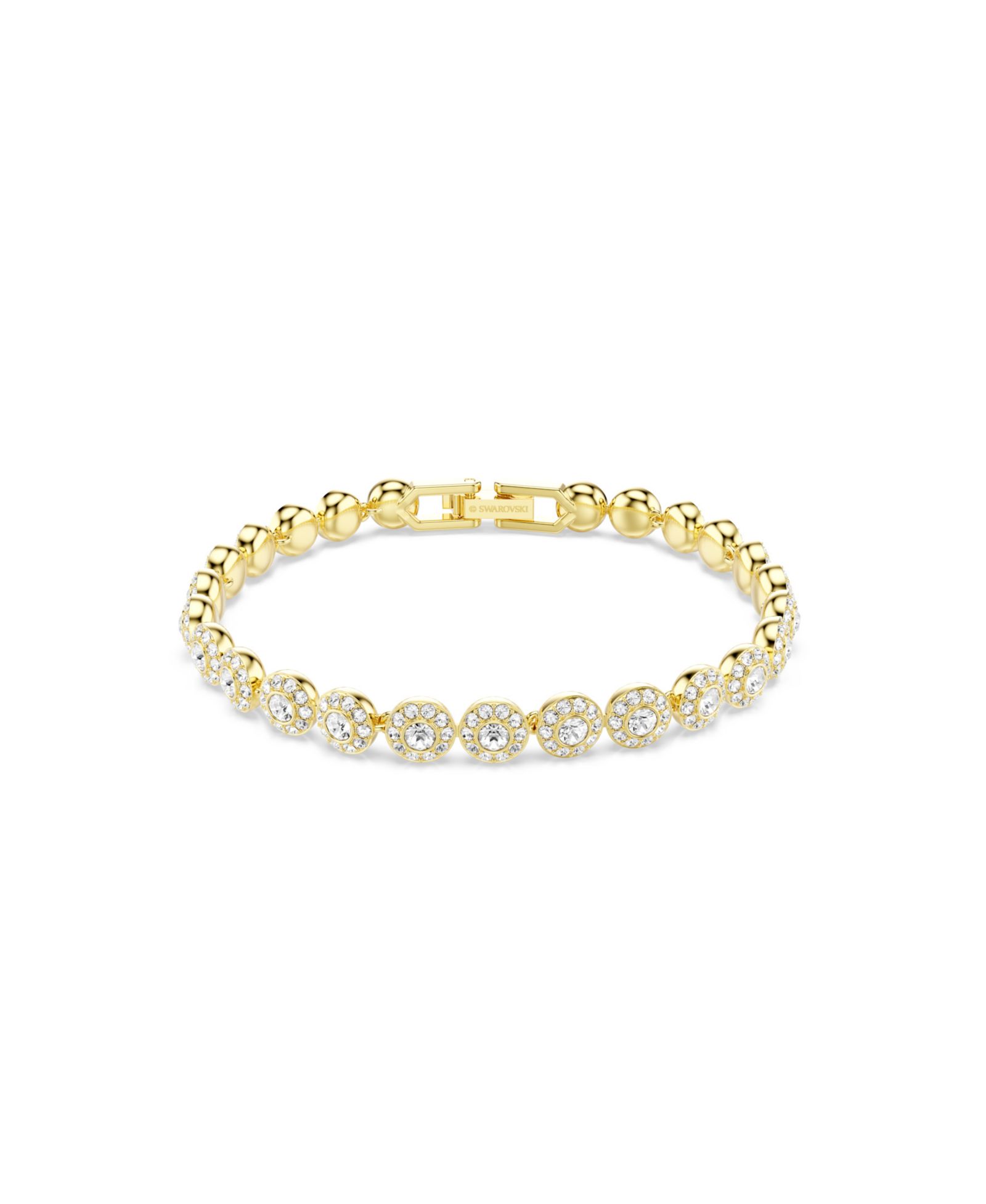 Swarovski Una Angelic Gold-Tone Plated Link Bracelet