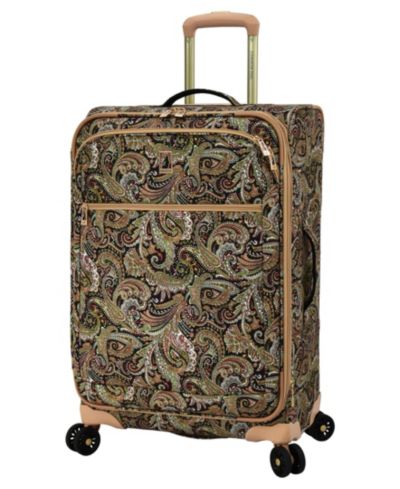 Средний разборной чемодан London Fog Mayfair Expandable Softside Spinner