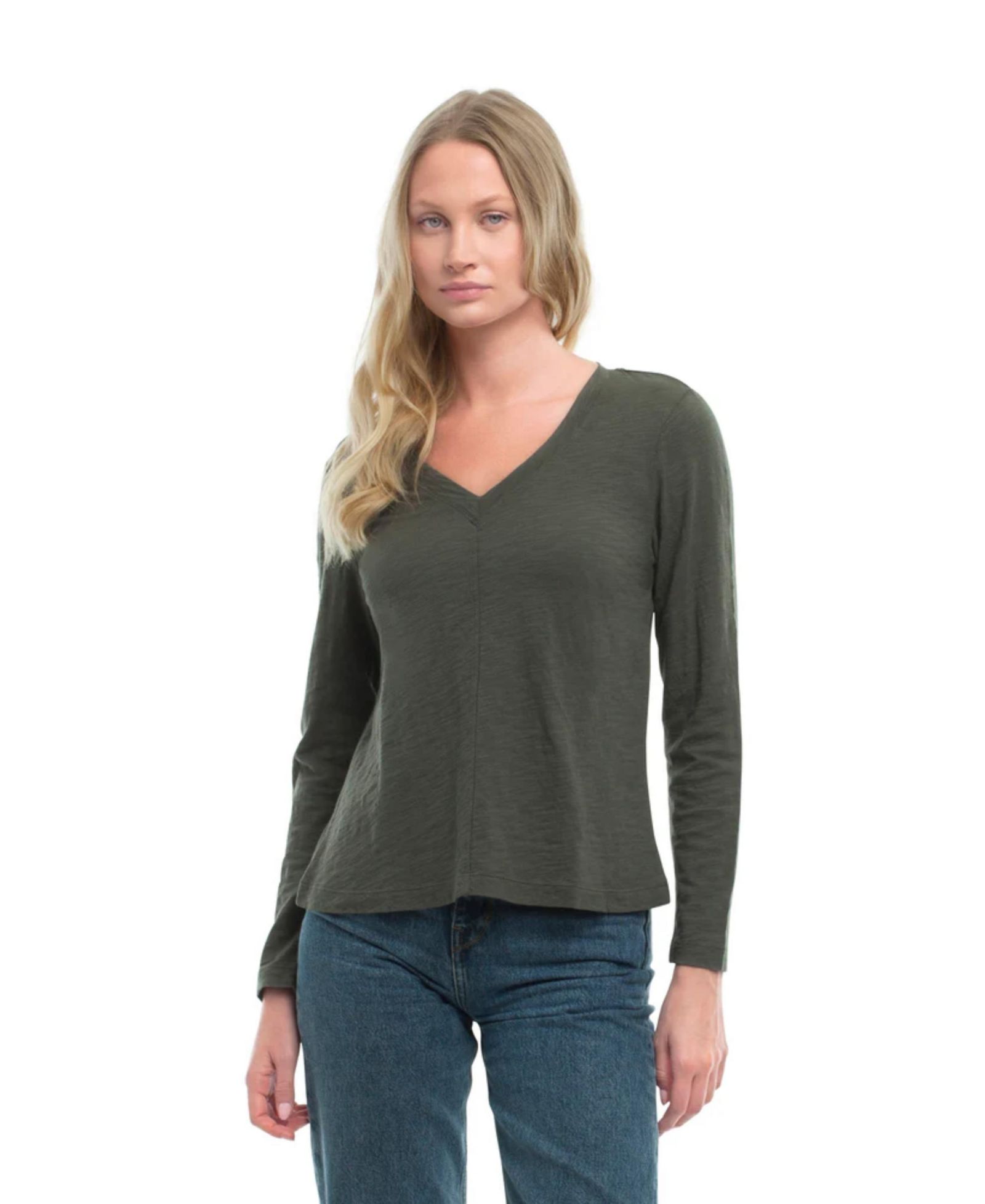WILT Women's Deep V Slim Tee