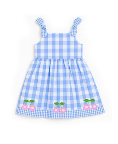 Платье Florence Eiseman Big Girls Gingham с цветами вишни