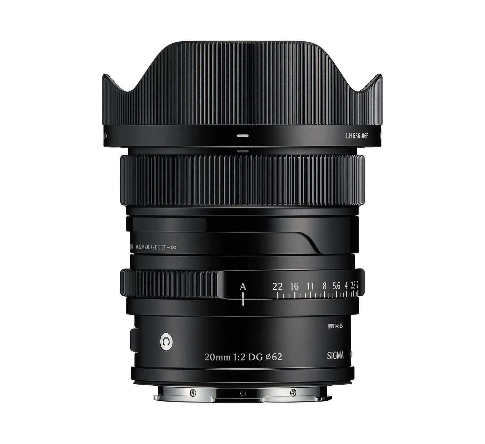 Sigma 20mm f/2 DG Contemporary Compact Lens for L Mount
