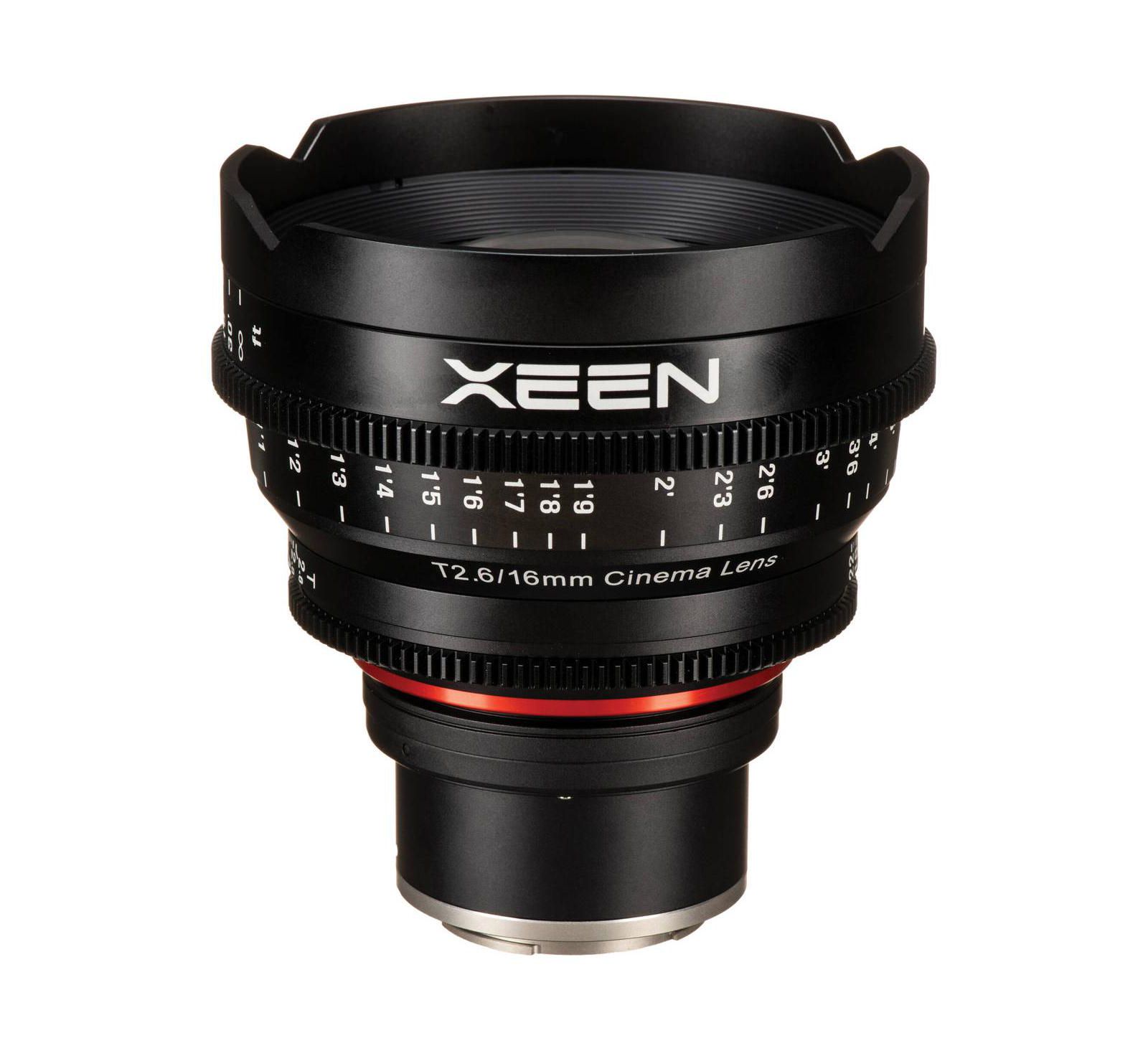 Кинематографический широкоугольный объектив Rokinon Xeen 16mm T2.6, готовый к 6K, для креплений Sony E-Mount