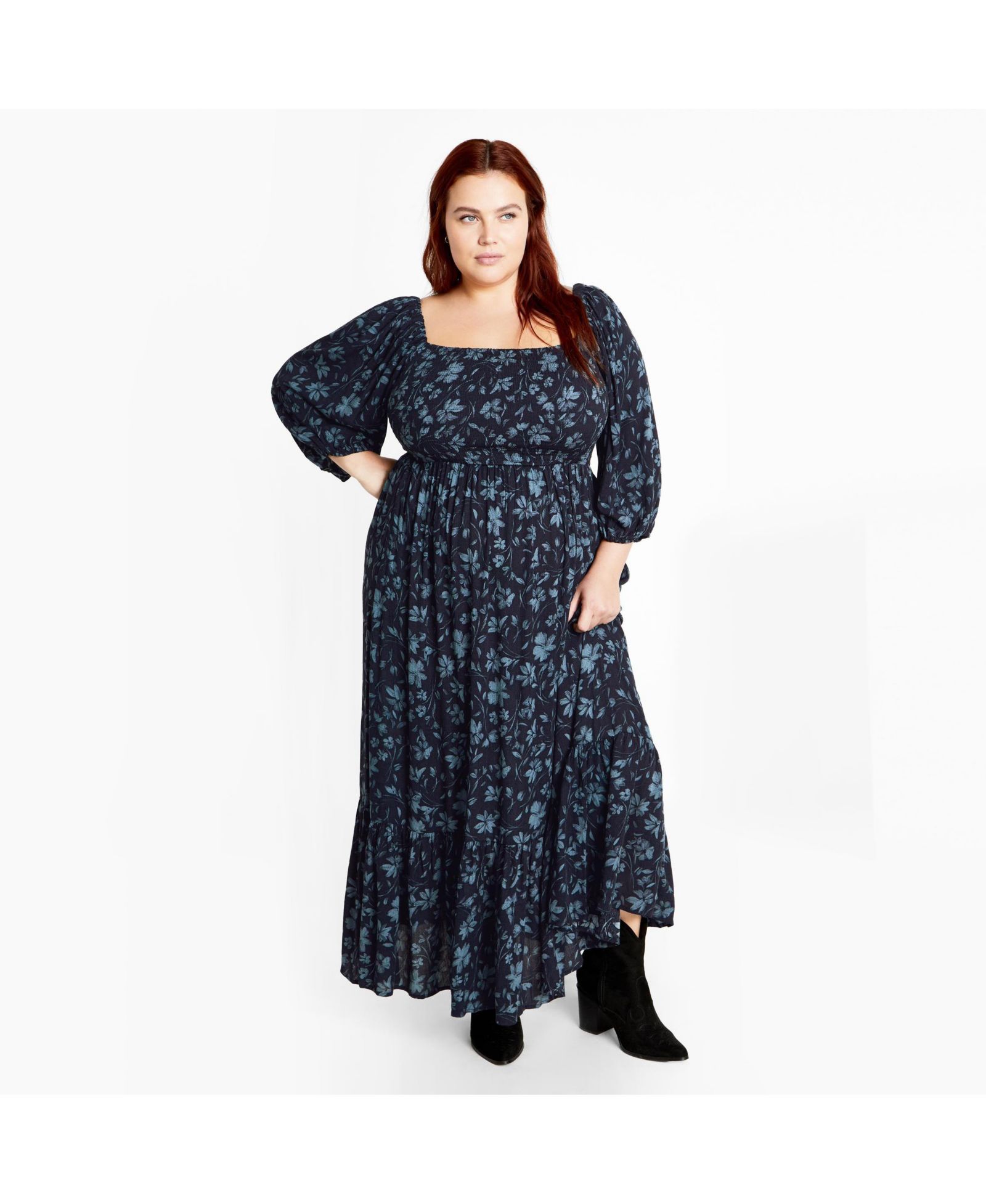 Женское платье макси CITY CHIC Kaylee Print