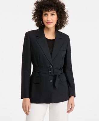 I.N.C. International Concepts Women's Belted Blazer, Macy's Exclusive