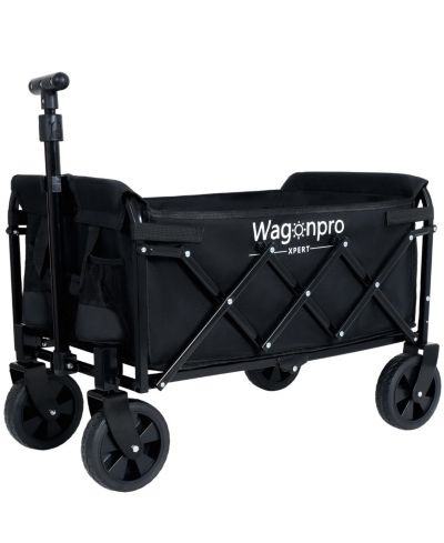 Mondawe Expandable Dual-Layer Storage Wagon Utility Carts w/ 225LBS Capacity, 360degree(s) All-Terrain Wheels