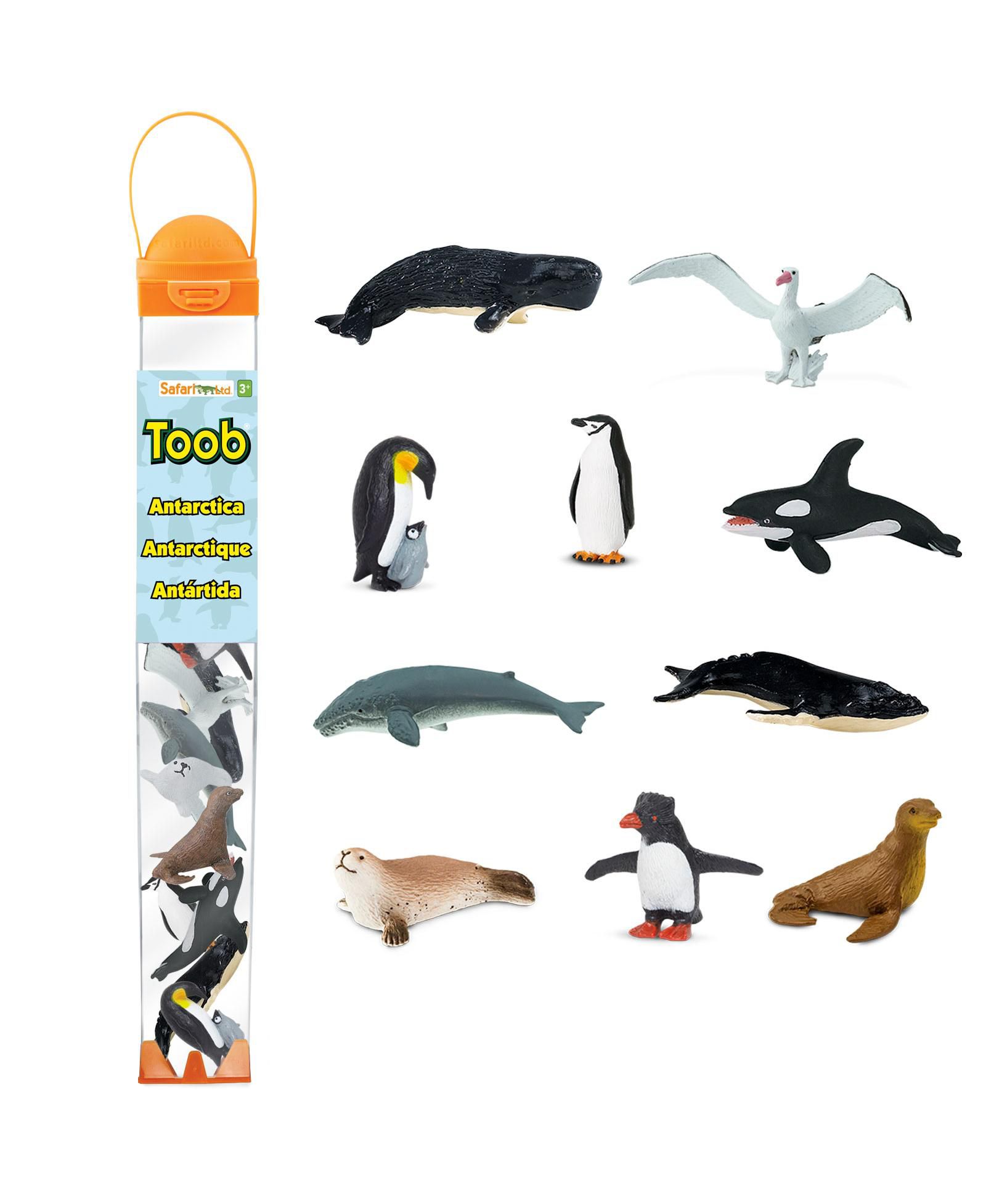 Safari Ltd. Antarctica Hand-Painted 10-Piece Figurine Set, Ages 3+ набор фигурок