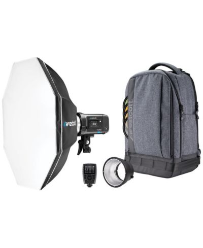 Westcott FJ250 250W Strobe with FJ-X3 M Multi-brand Wireless Trigger Backpack Kit for Canon/Nikon/Sony/Fuji/Panasonic/Olympus