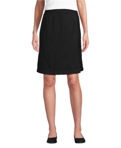 Женская юбка-шорты Lands' End Solid A Line Tab Top of Knee