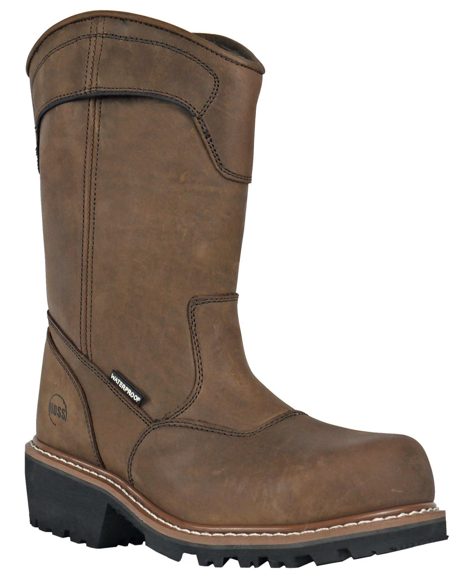 Мужские рабочие ботинки Hoss Boot Company Buford Logger Pull On Composite Toe