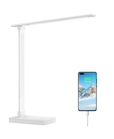Lepro LED Desk Lamp with charging port, 650LM Touch Control, 5 Brightness Level