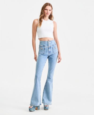 Женские джинсы GUESS Kaira High-Rise Flared